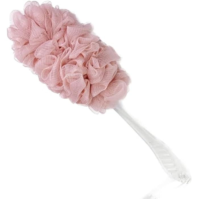 Generic Back Bath Brush - Loofah Scrubber - Long Handle for Shower - Loofah Exfoliating - Multi Color - 1Pack - Image 1